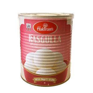 Haldiram Rasgulla 1kg tin pack