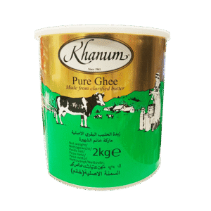 Khanum Butter Ghee 2kg tin pack