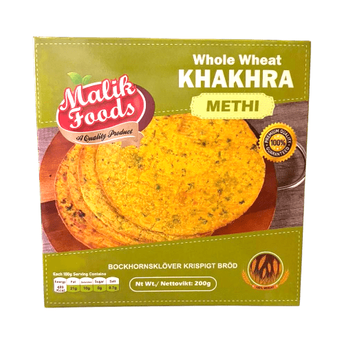 Malik Foods Whole wheat Khakhra | Ideal Indiska LIVS