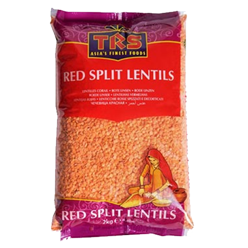 TRS Red Split Lentils 2kg | Ideal Indiska LIVS