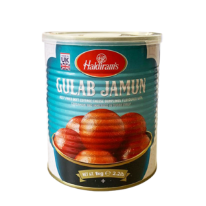 Haldiram Gulab Jamun 1kg tin pack