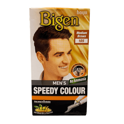 Bigen Men's Hair Color Medium Brown | Ideal Indiska LIVS