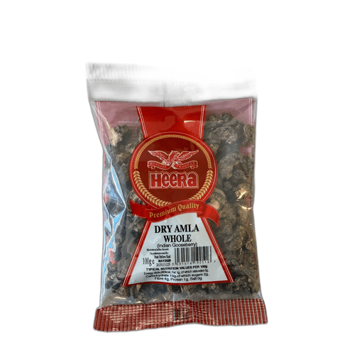 Heera Amla Dry Whole 100g - Dried Indian Gooseberry