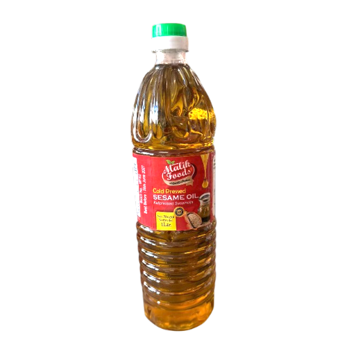 Malik Foods Sesame Oil (Til ka Tel/Gingelly Oil) 1 Litre - For Cooking & Wellness