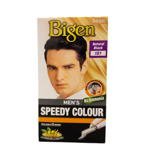 Bigen Men's Hair Color Natural Black | Ideal Indiska LIVS