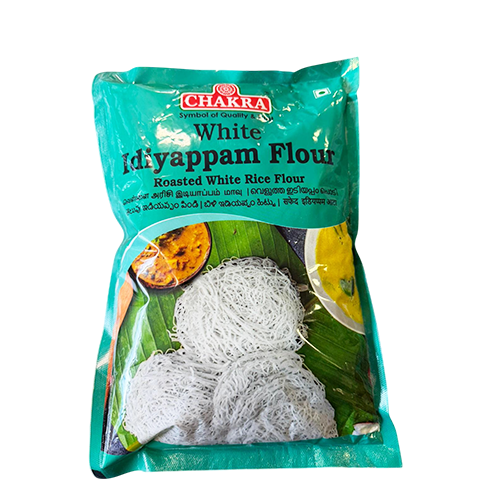 Chakra White Idiyappam Flour 1kg - Authentic South Indian String Hopper Mix | Ideal Indiska LIVS