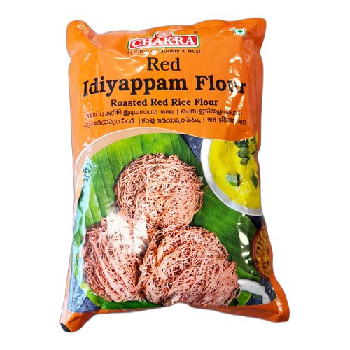 Chakra Red Idiyappam Flour 1kg - Healthy Red Rice String Hopper Flour | Ideal Indiska LIVS