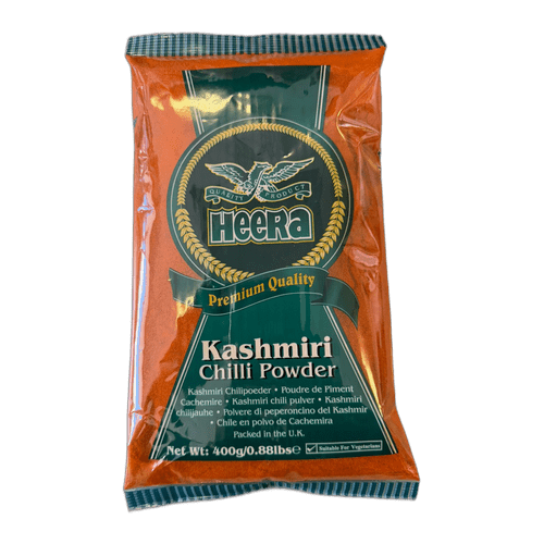 Heera Kashmiri Chilli Powder 400g - Mild Vibrant Red Chilli | Ideal Indiska LIVS