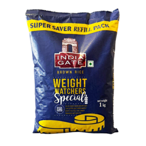 India Gate Brown Basmati Rice 1 Kg pa k at Ideal indiska livs Stockholm