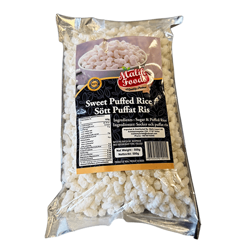 Malik Sweet Puffed Rice 500g | Ideal Indiska LIVS