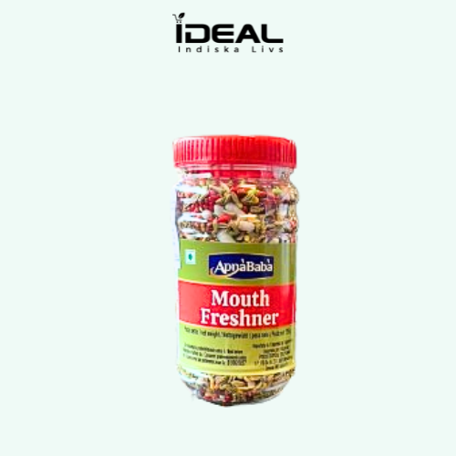 tranparent jar of 200g of ApnaBaba mouth freshner | Ideal Indiska LIVS