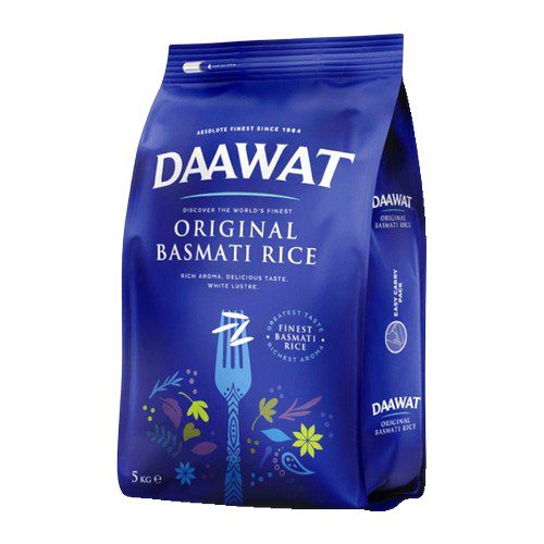 Daawat Basmati Rice 5kg – Blue Pack | Ideal Indiska LIVS