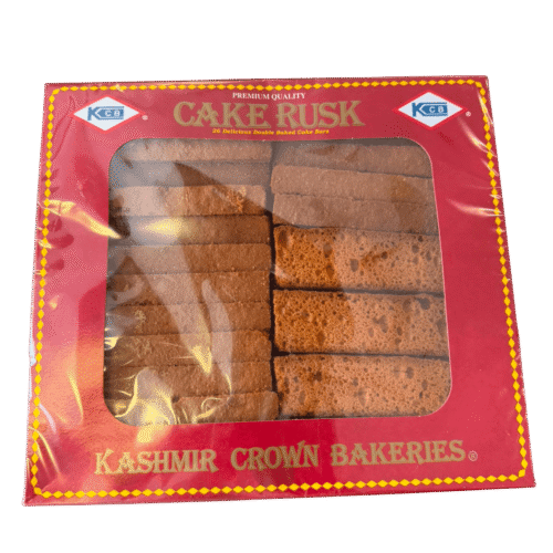 KCB Crown Cake Rusks 26 Pcs - Crunchy Twice-Baked Tea Rusks | Ideal Indiska LIVS
