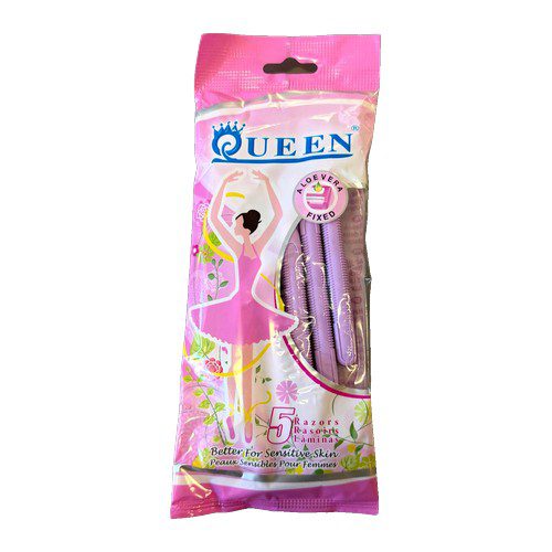Queen Disposable Razors – Pack of 5 | Ideal Indiska LIVS