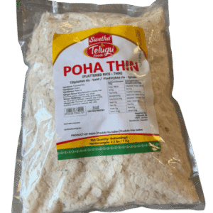 Swetha-Telugu Foods Thin Poha (Flattened Rice) 1kg - For Chivda