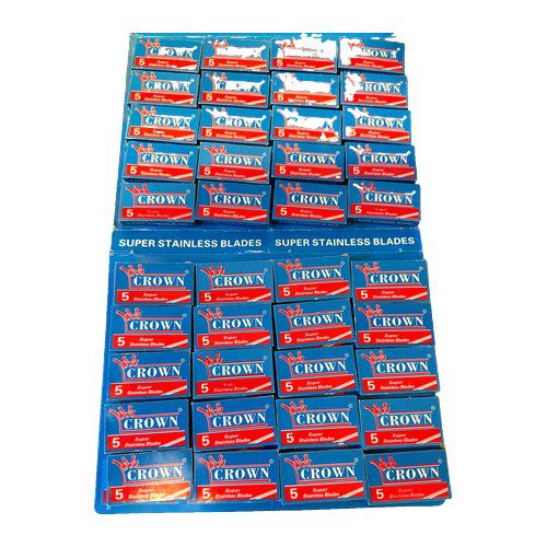 Crown Double Edge Razor Blades – Pack of 5