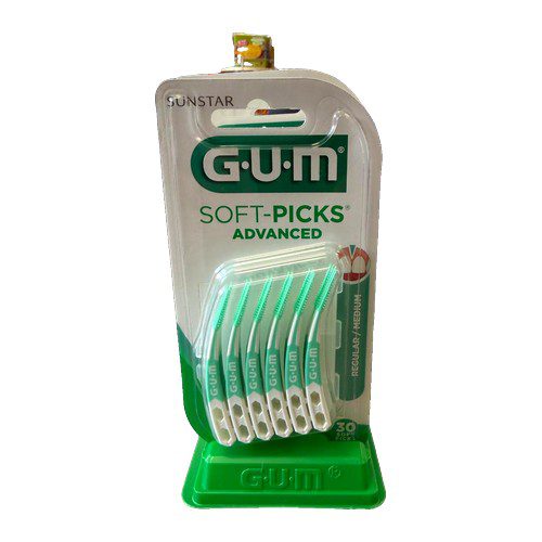 GUM Soft-Picks Regular Medium – 30 Pack