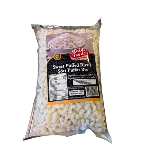 Malik Sweet Puffed Rice 500g | Ideal Indiska LIVS