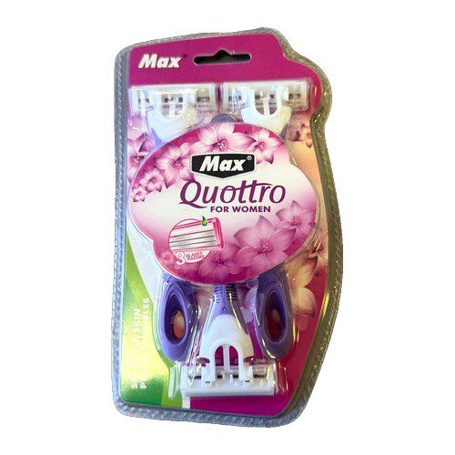 Max Quottro Women's Disposable Razors – Pack of 3 | Ideal Indiska LIVS