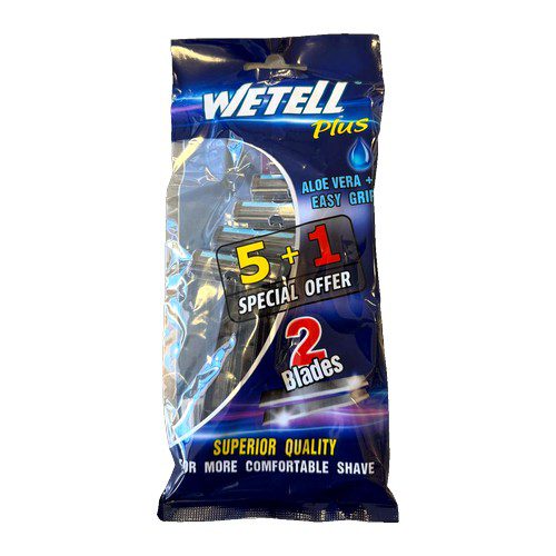 WeTell Plus Disposable Razors – Pack of 6 | Ideal Indiska LIVS