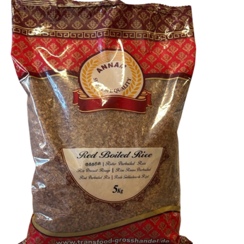 Annam Red Boiled Rice 5 kg | Ideal Indiska LIVS