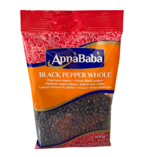 ApnaBaba Black Pepper Whole 100g | Ideal Indiska LIVS