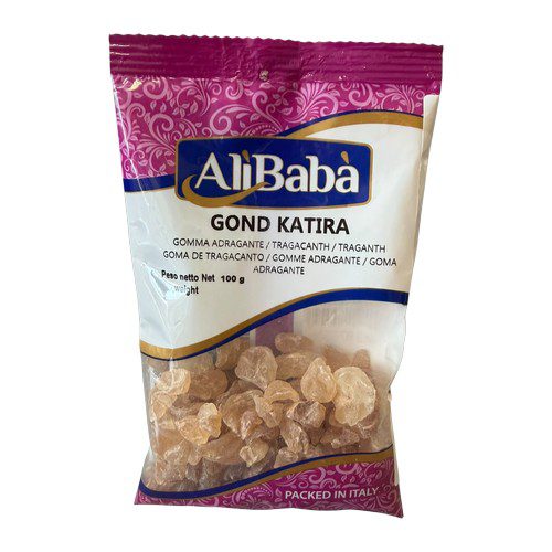 Alibaba Gond Katira 100g - Tragacanth Gum Crystals | Ideal Indiska LIVS