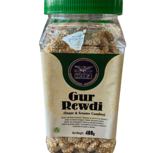 Heera Gur Rewdi 400g - Jaggery Sesame Sweets | Ideal Indiska LIVS